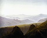 Caspar David Friedrich Canvas Paintings - Morning in the Mountains